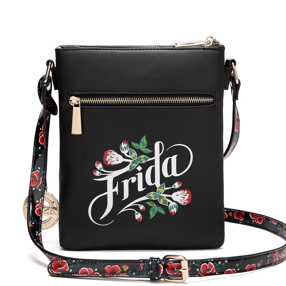 TOTE Reversible Oilcloth Market Bag - Frida Black/Paradise Black