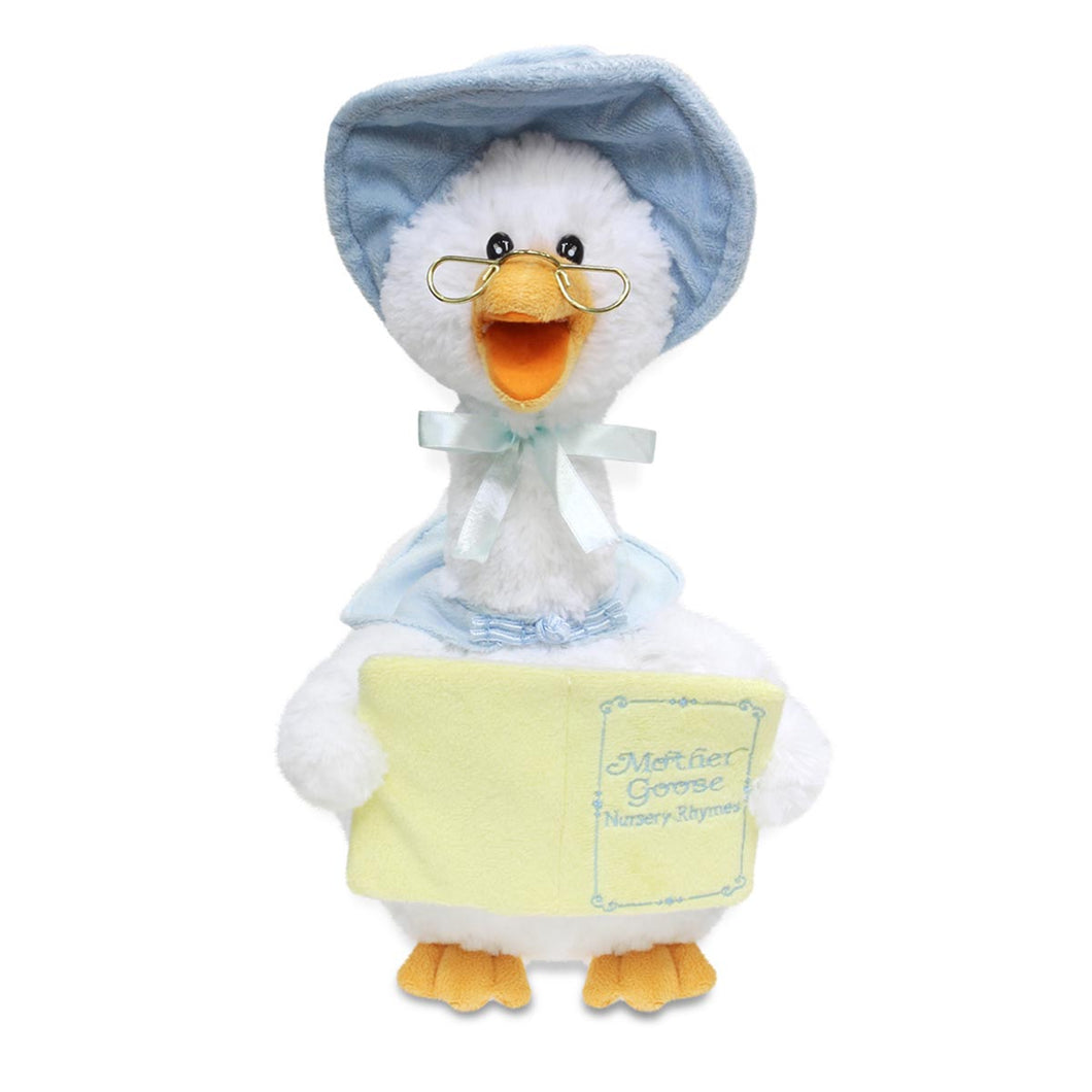 mother goose - blue nursey  rhymes soft kids plush toy  - alwaysspecialgifts.com