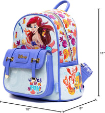 Load image into Gallery viewer, princess ariel disney wonda pop fashion backpack - alwaysspecialgifts.com