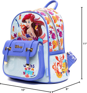 princess ariel disney wonda pop fashion backpack - alwaysspecialgifts.com