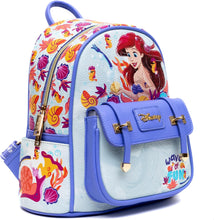 Load image into Gallery viewer, princess ariel disney wonda pop fashion backpack - alwaysspecialgifts.com