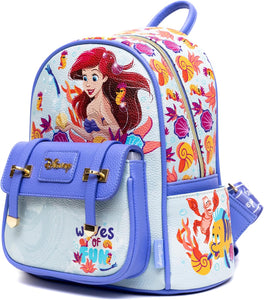 princess ariel disney wonda pop fashion backpack - alwaysspecialgifts.com