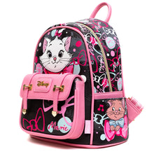 Load image into Gallery viewer, disney the aristocats marie + friends 11-inch vegan leather mini backpack - alwaysspecialgifts.com