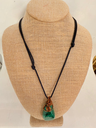 malachite necklace natural stone - alwaysspecialfgifts.com