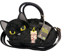 Load image into Gallery viewer, hocus pocus binx candle crossbody bag by loungefly - alwaysspecialgifts.com