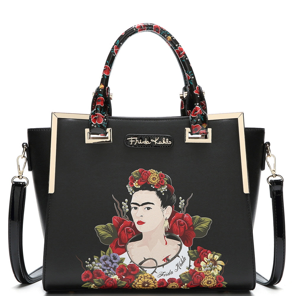 Authentic Frida Kahlo Cactus Series 2 in 1 Dome Satchel Bag