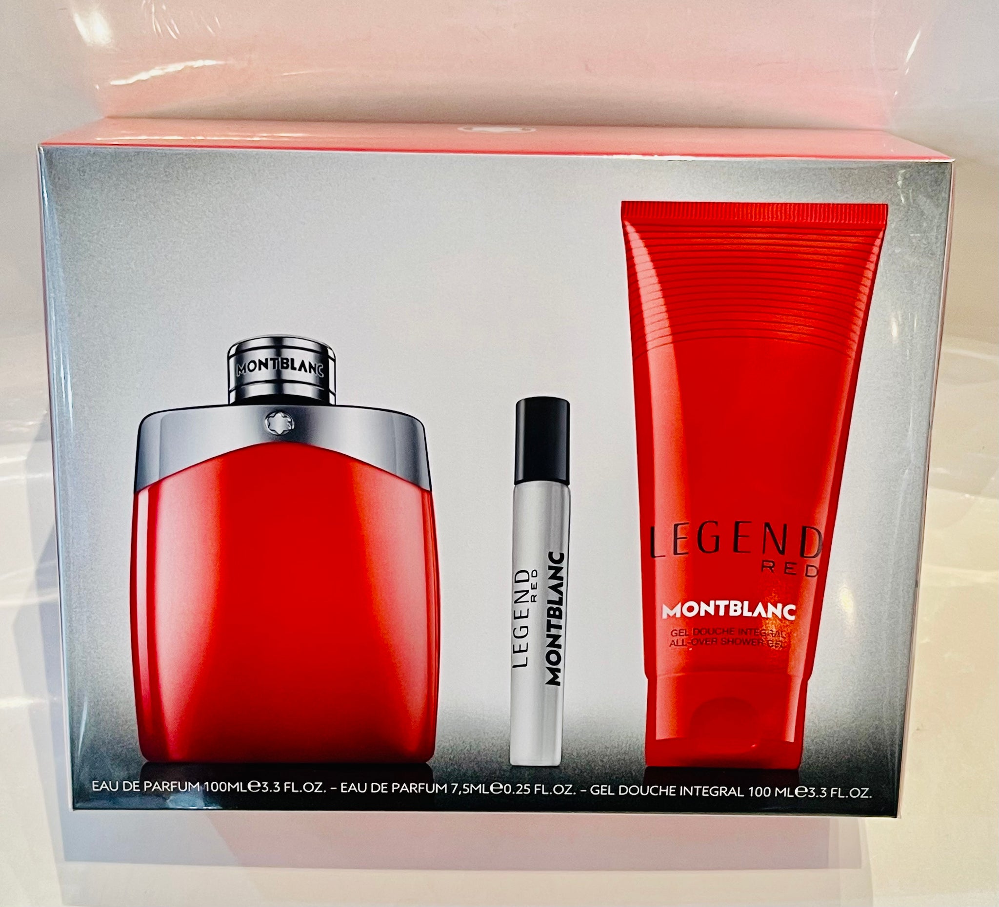 Parfum de set & Legend Eau Montblanc Red mens 3pcs gifts gift special always perfumes for –