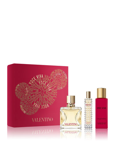 voce viva 3pcs set valentino eau de parfum 3.4oz for womans - alwaysspecialgifts.com