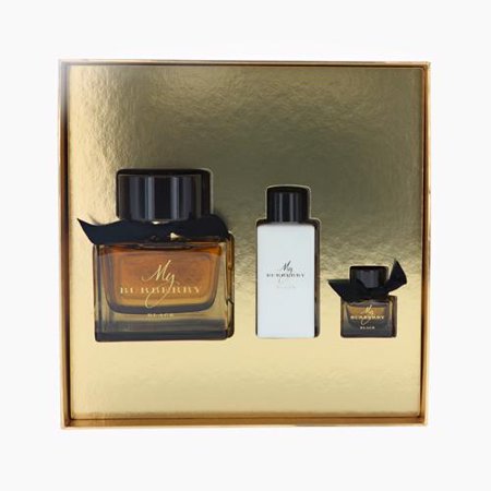 my burberry black gift set 3 pcs eau de parfum 3.oz , body lotion, eau de parfum -alwaysspecialgifts.com
